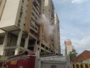 El incendio se produjo en la Torre B de Los Mangos