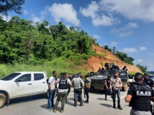 Funcionarios de la Policía Nacional Bolivariana (PNB) y de otros cuerpos de seguridad también se encuentran desplegados