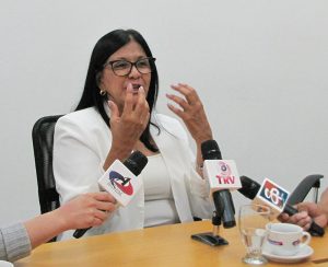 Karina Carpio trabaja con las comunidades desde hace años 