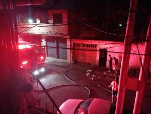 Al sitio acudieron funcionarios de los bomberos de Aragua 