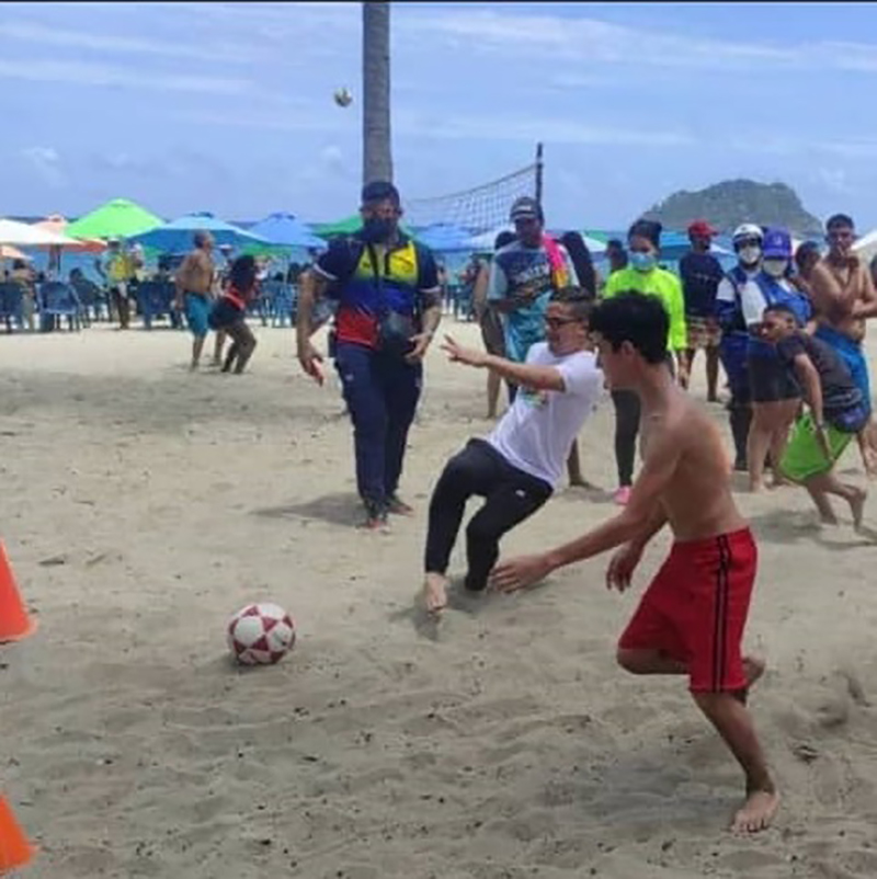 El festival playero no falto en la costa aragüeña