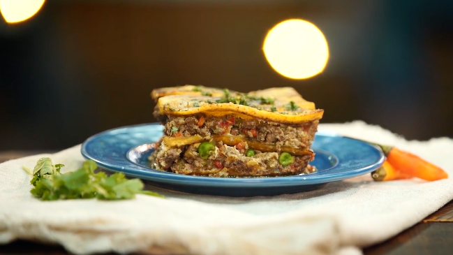 Pastel de plátano con carne y queso | El Periodiquito