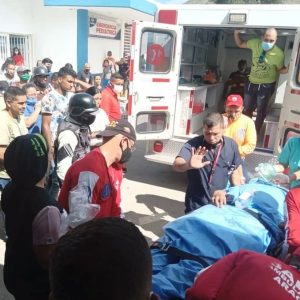 Los lesionados fueron trasladados al hospital de Villa de Cura.