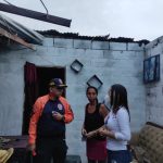 La alcaldesa y PC visitó las viviendas afectadas
