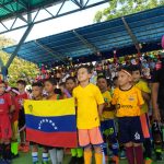 Niños y adolescentes entre 7 y 19 años de edad cerraron la fiesta futbolera