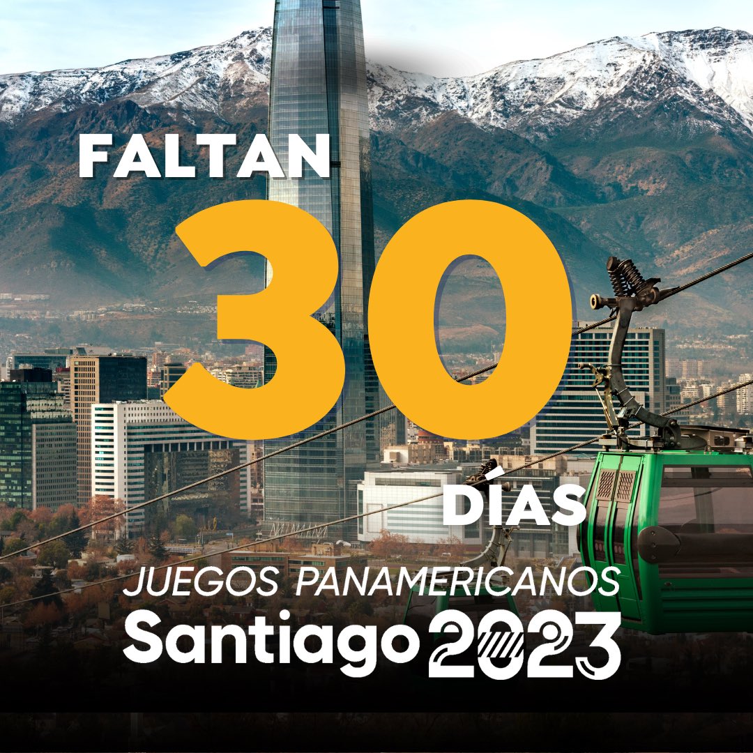 Santiago 2023: comenzó la cuenta regresiva