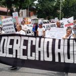 La marcha de los trabajadores se llevó a cabo en Caracas y otras 10 ciudadades