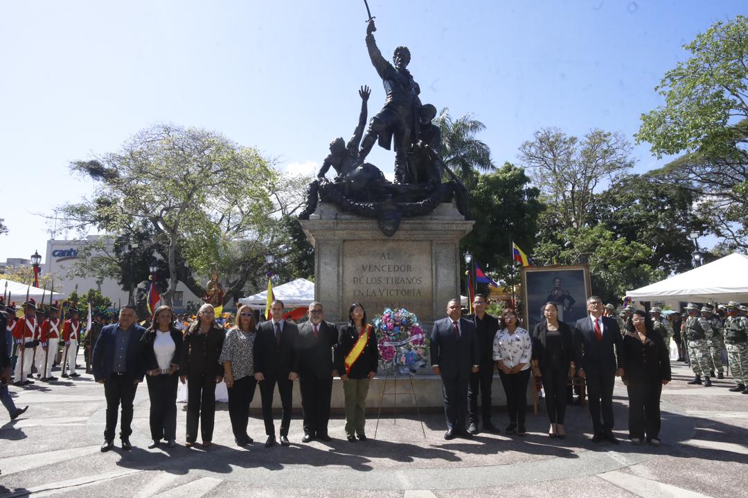 Aragua conmemoró los 210 años de la Batalla de la Victoria y el Día de la Juventud
