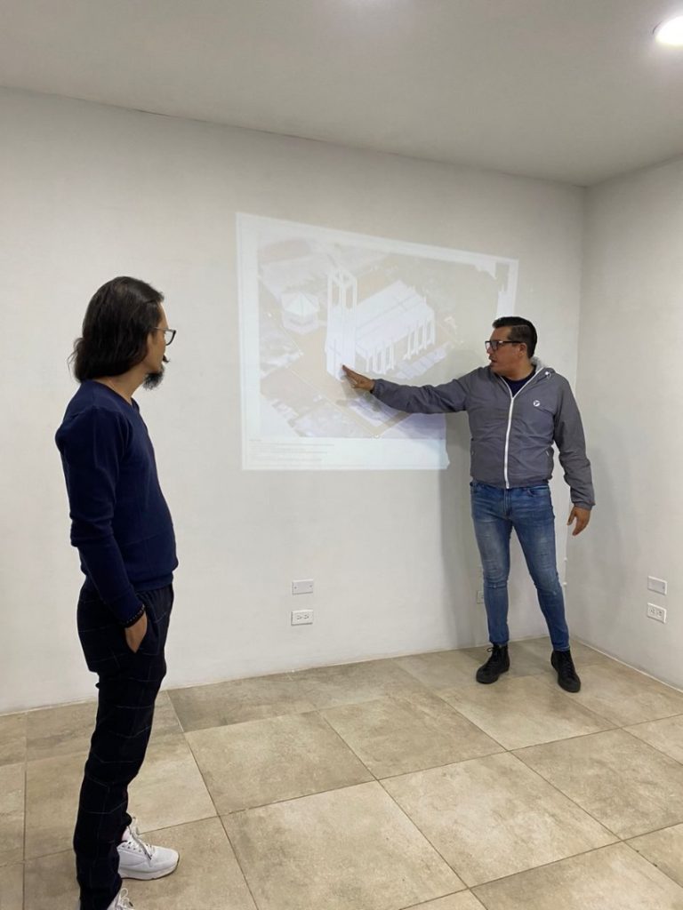 Alcalde Daniel Perdomo Briceño presenta proyecto para la construcción de la Iglesia de Sabaneta