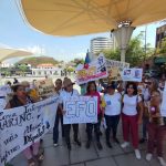 Las mujeres recordaron su día con una protesta en el centro de Maracay