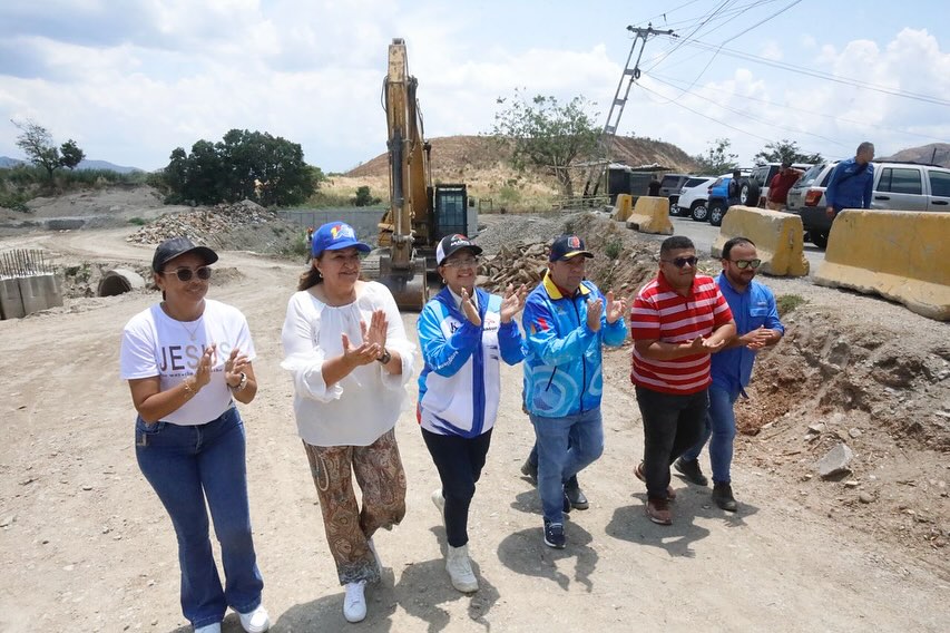 Venezuela: Ministro Marco Torres inspeccionó construcción de canal de descarga en Zuata y dique La Curía en Aragua