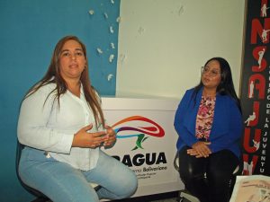 La psicóloga Carol Ruiz y la abogada Alba Galindo