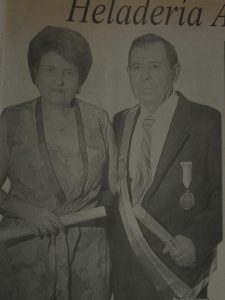 Enza Trimarchi junto a su esposo Giuseppe Trimarchi