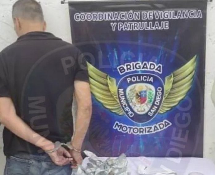 Policarabobo logró capturar al sujeto y lo pusieron a la orden de la fiscalía