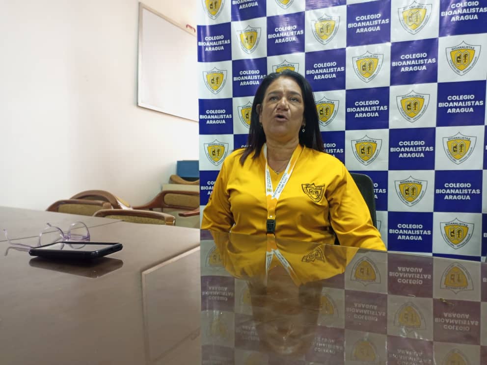 Blanca León presidenta del Colegio de Bioanalista del estado Aragua